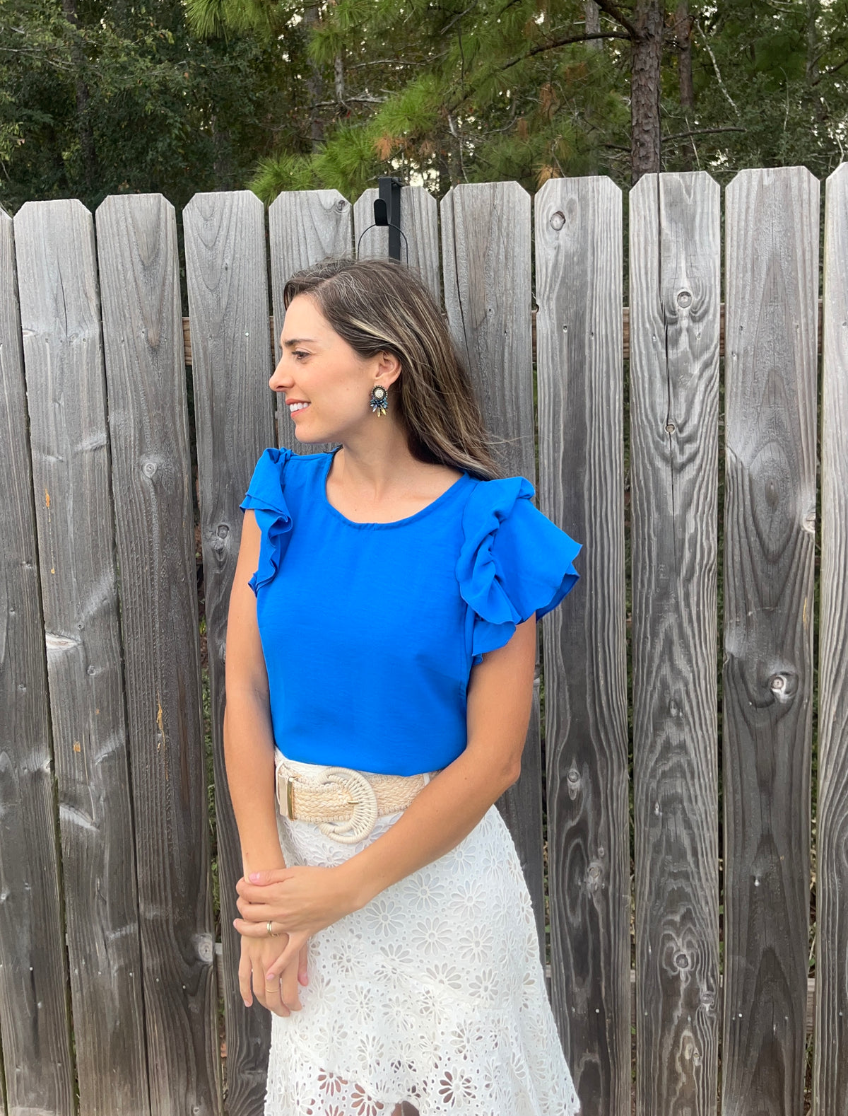Blusa de lactancia, Adri azul cey vivo