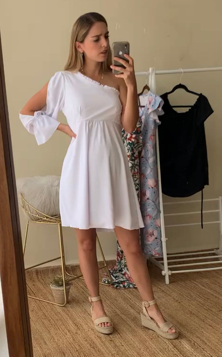 Maternity dress, Antonella white