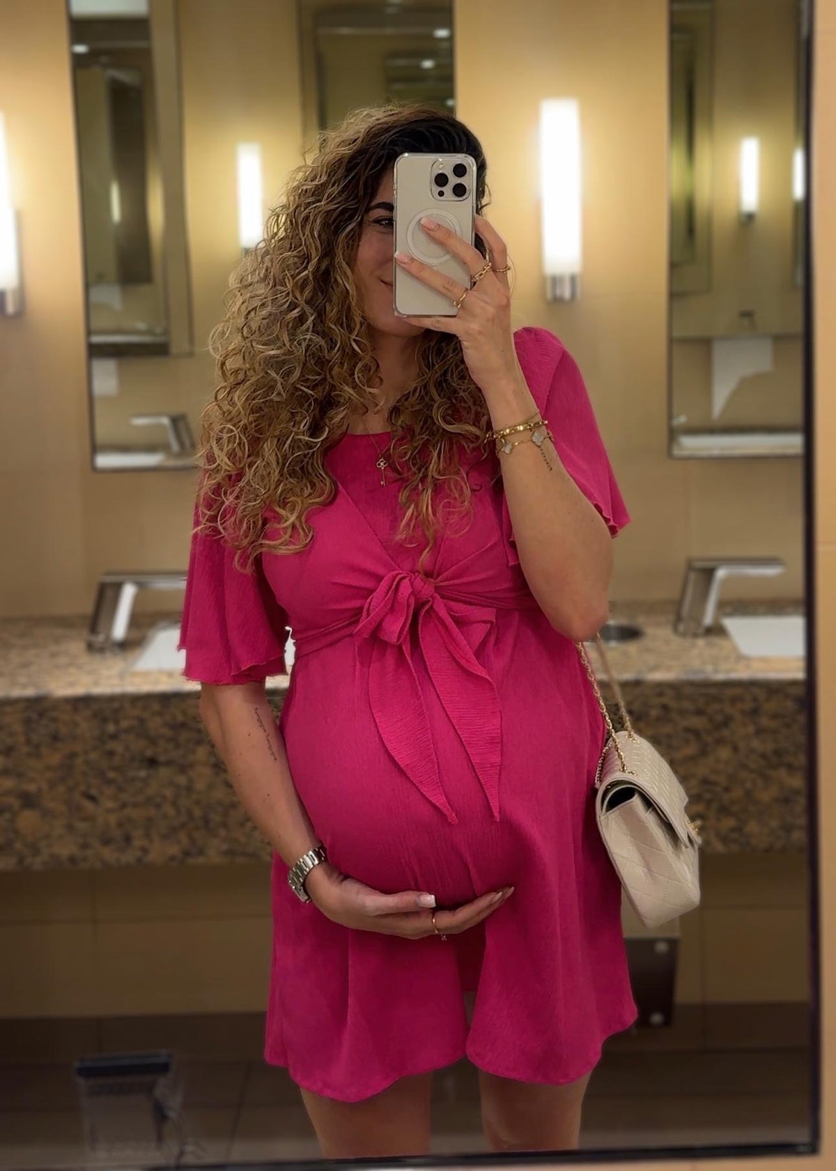 Match vestidos rosas barbie