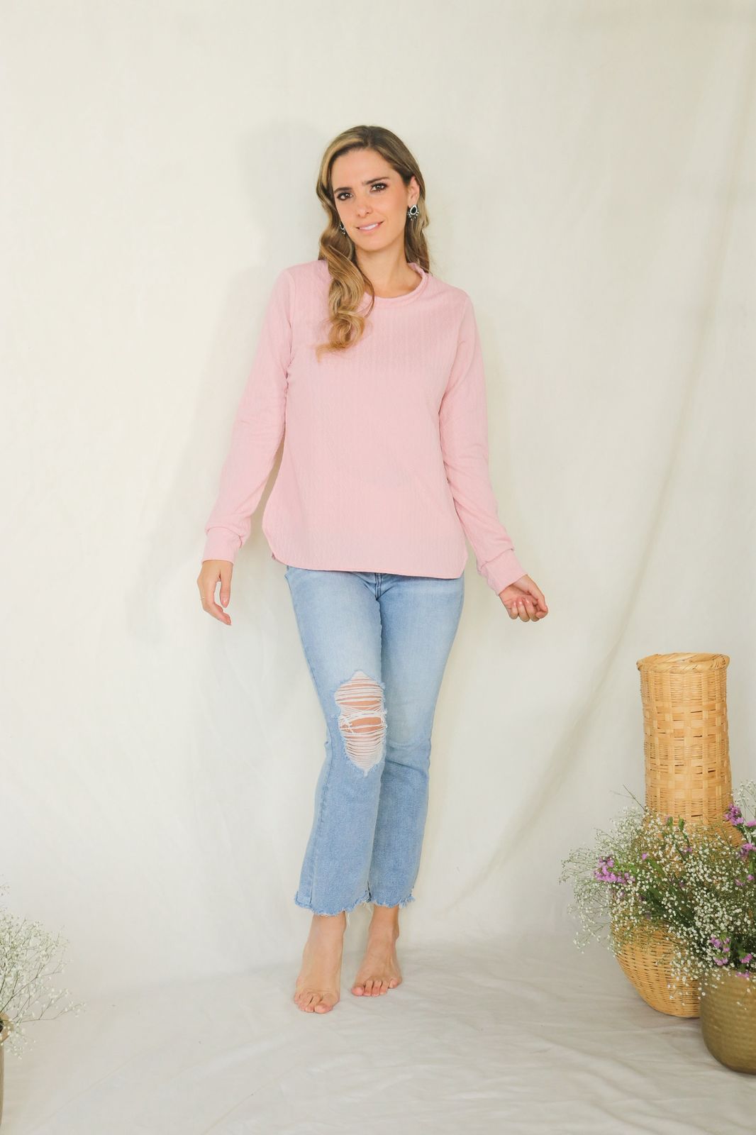 Ruth Adri sleeveless blouse, burnt pink