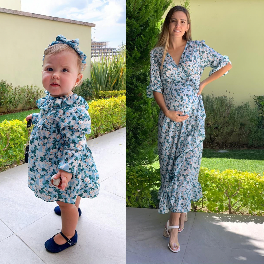 Match, blue little flowers