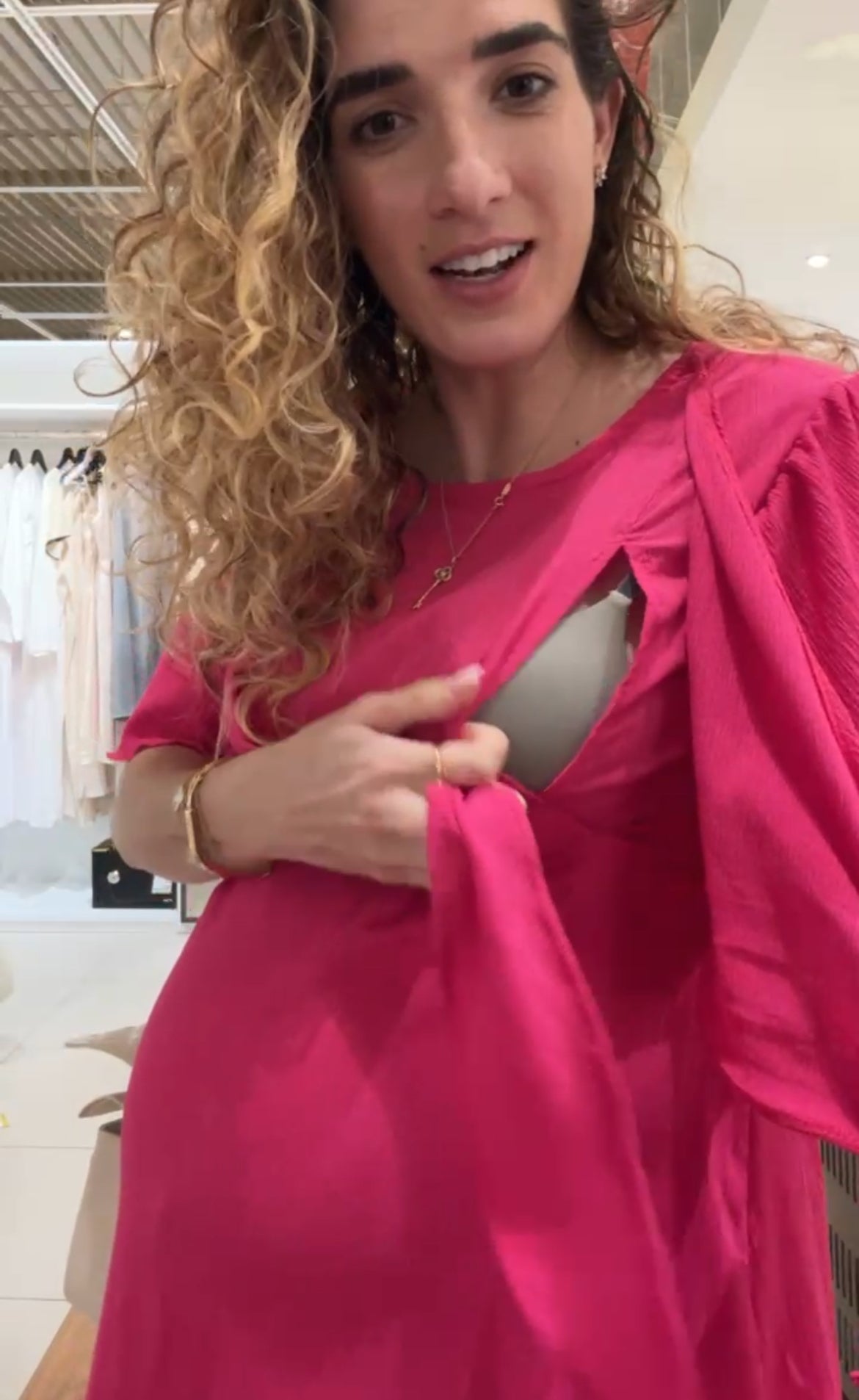 Match vestidos rosas barbie