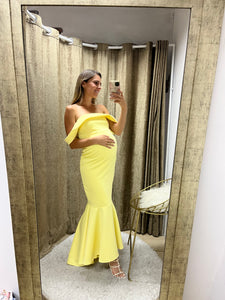 Vestido de maternidad Renata, amarillo