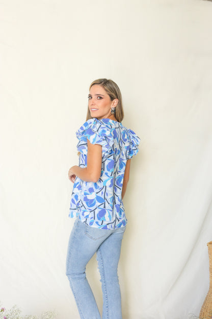 Ruth Adri sleeveless blouse, burnt pink