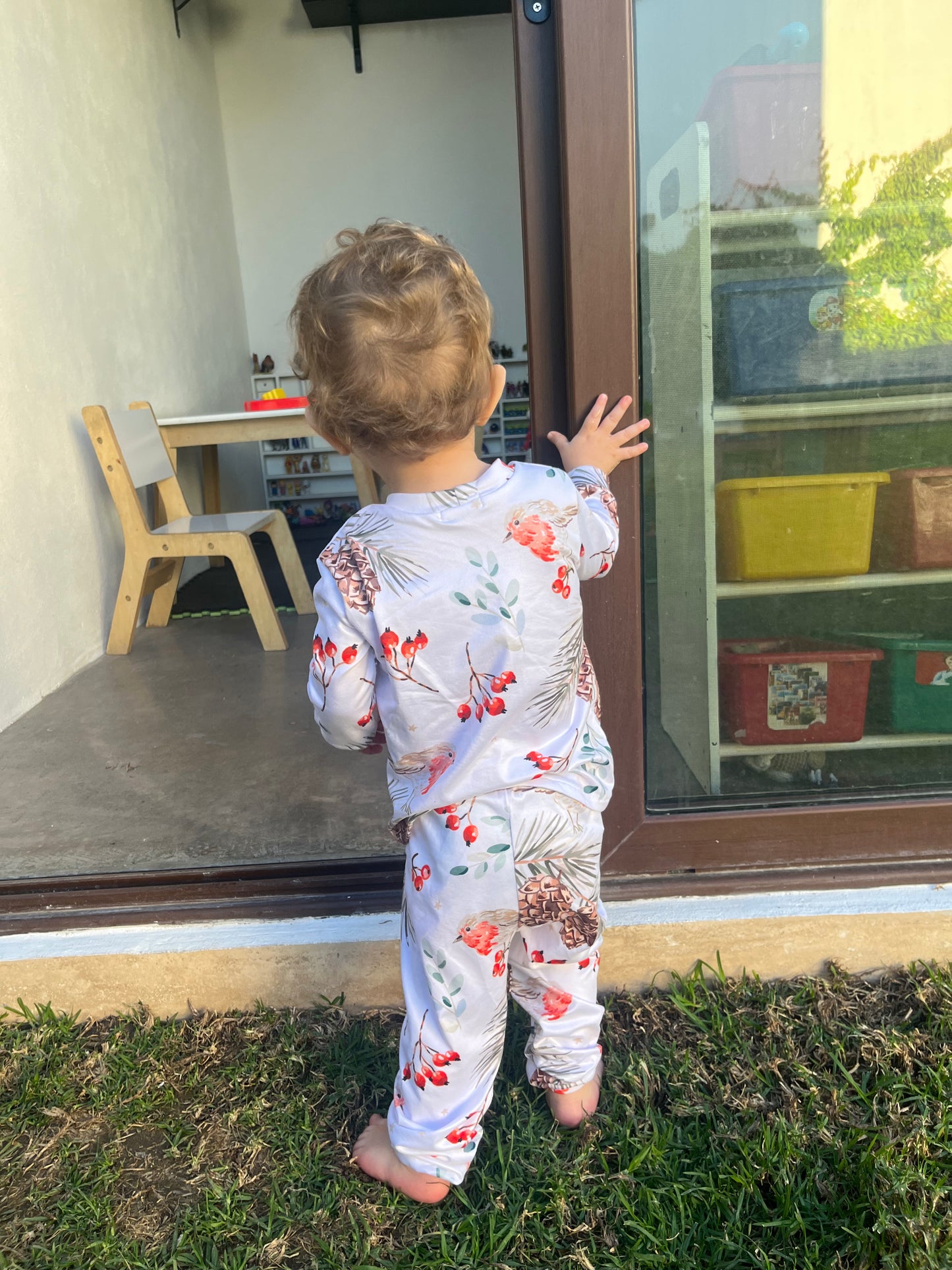 Pijamas navideñas pajaritos