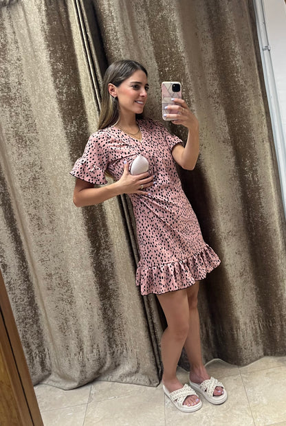 Breastfeeding dress, Isabella Dalmatians