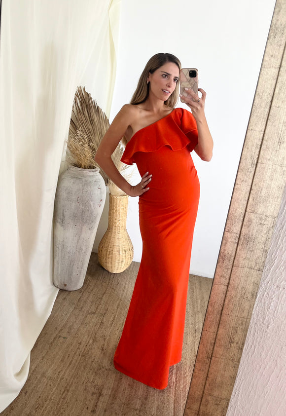 Vestido de maternidad, Astrid naranja