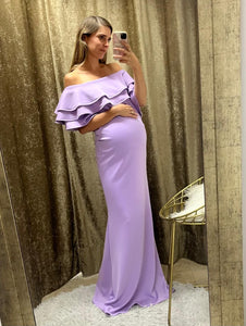 Vestido de maternidad, Alejandra lila