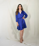 Vestido de lactancia, Zara azul imperial mangas largas