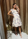 Vestido de maternidad y lactancia, Hanna Ivory flores