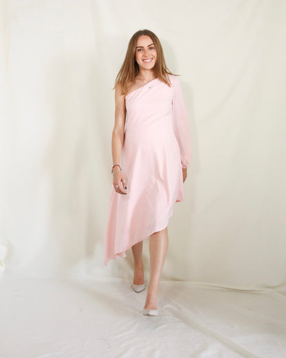 Vestido maternidad Samantha, rosa claro