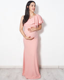 Vestido de maternidad Astrid, Rosa claro