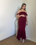 Vestido de maternidad Renata, vino