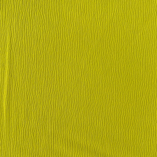 Lemon Green Polyester Fabric