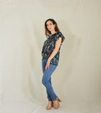 Blusa lactancia diana flores, CH