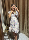 Vestido de maternidad y lactancia, Hanna Ivory flores