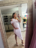 Vestido de maternidad, Ágata blanco