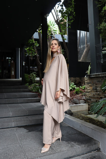 Jumpsuit de maternidad, Valeria beige tulum