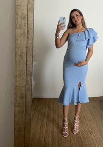 Vestido de maternidad, Aurelia azul cielo neopreno