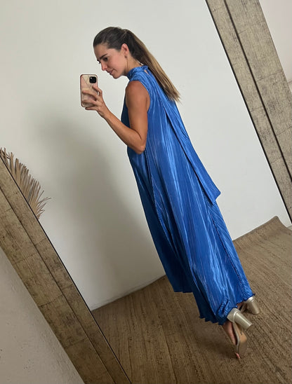 Vestido de maternidad Sonia rayas azules (M)