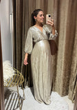 Vestido de maternidad, Nicole dorado