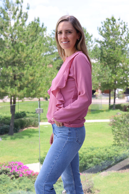 Blusa lactancia olanes rosa cey