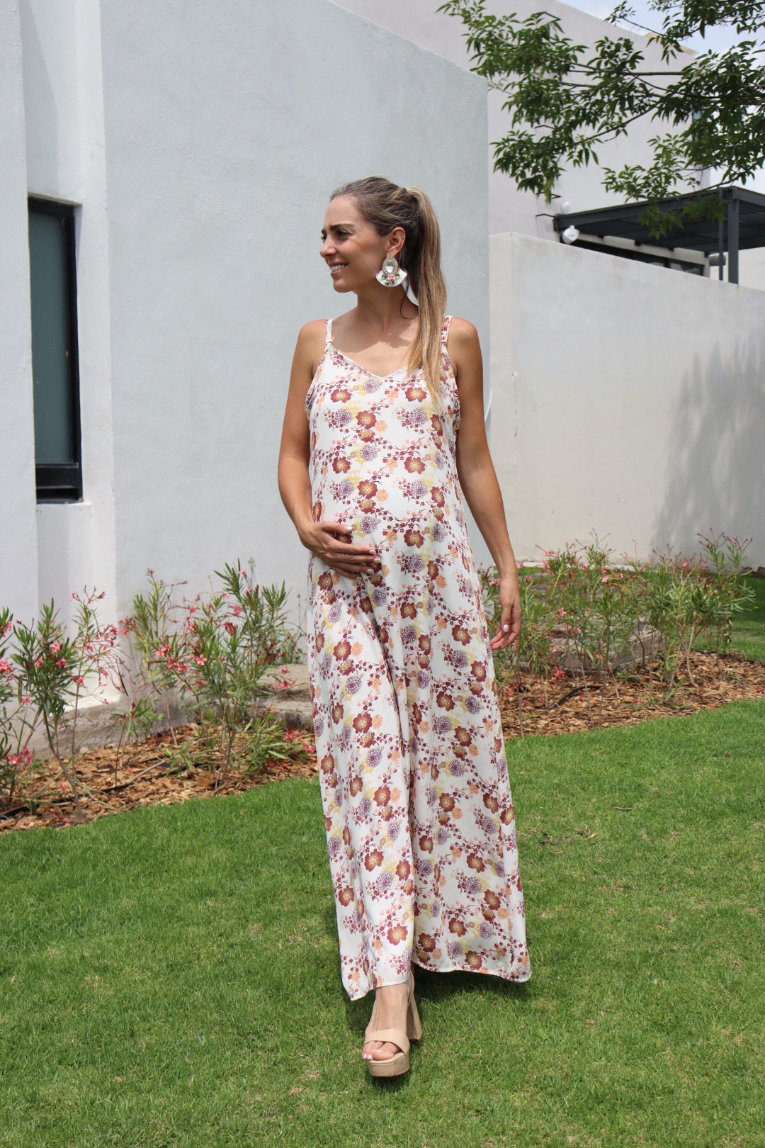 Vestido de maternidad, tirantes danusha china