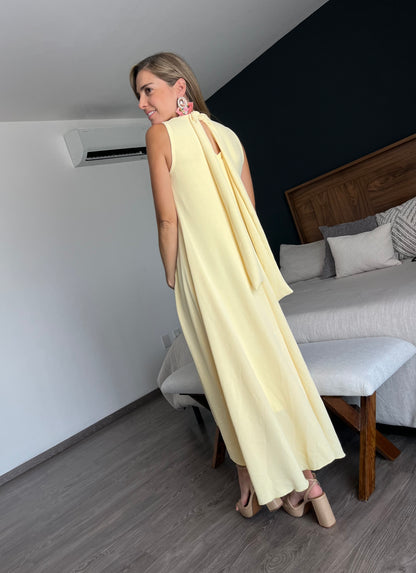 Vestido de maternidad Sonia, amarillo cey