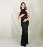 Vestido Eugenia, negro neopreno