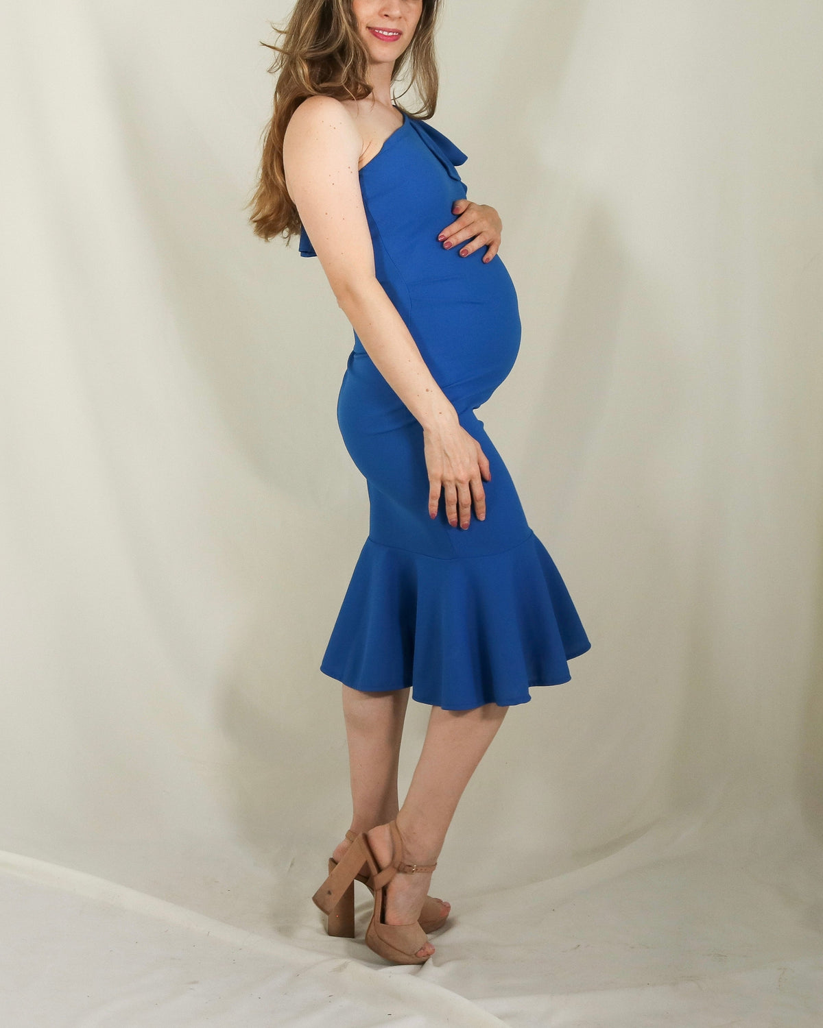 Vestido de maternidad, Aurelia azul vivo vértigo