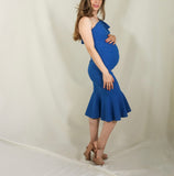 Vestido de maternidad, Aurelia azul vivo