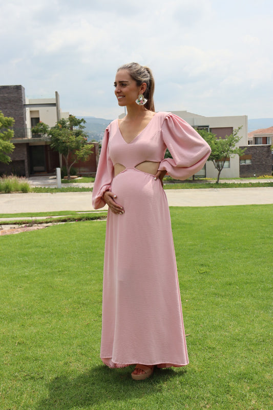 Vestido de maternidad, Verónica rosa jaspe