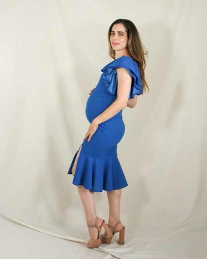 Vestido de maternidad, Aurelia azul vivo vértigo