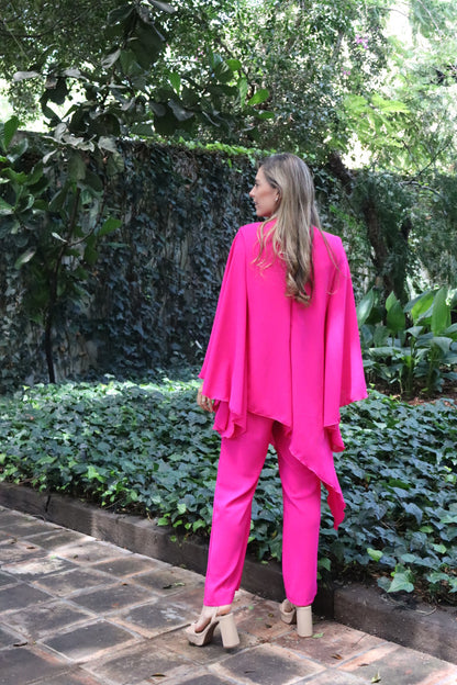 Maternity jumpsuit, White flowered