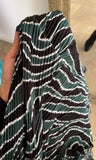 Falda de maternidad corrugada verde