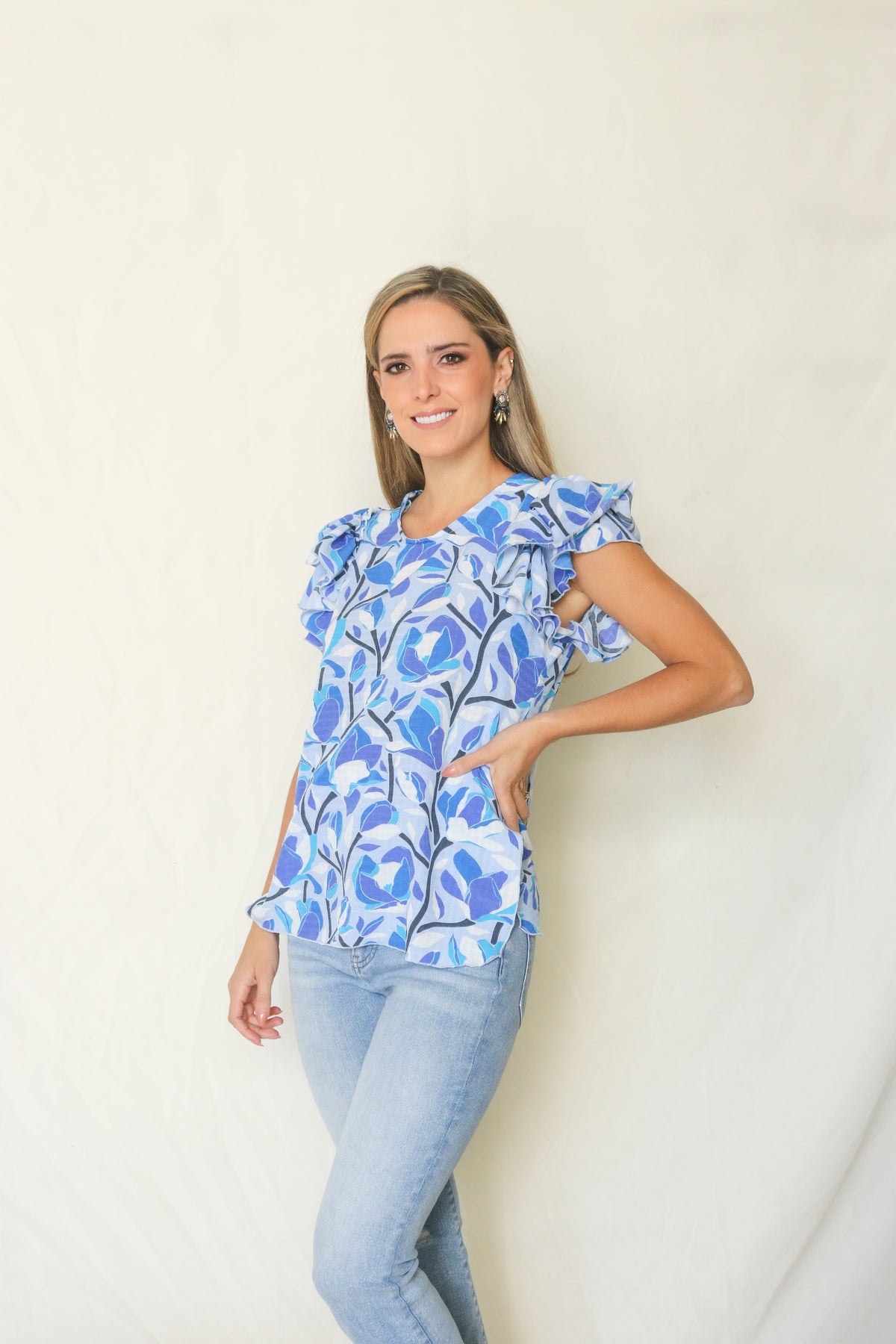 Ruth Adri sleeveless blouse, burnt pink