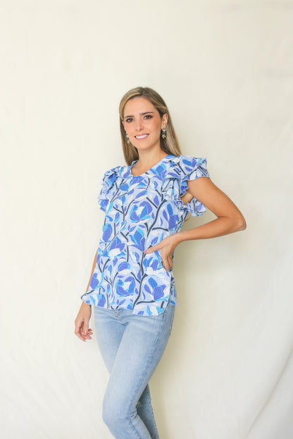 Ruth Adri sleeveless blouse, burnt pink