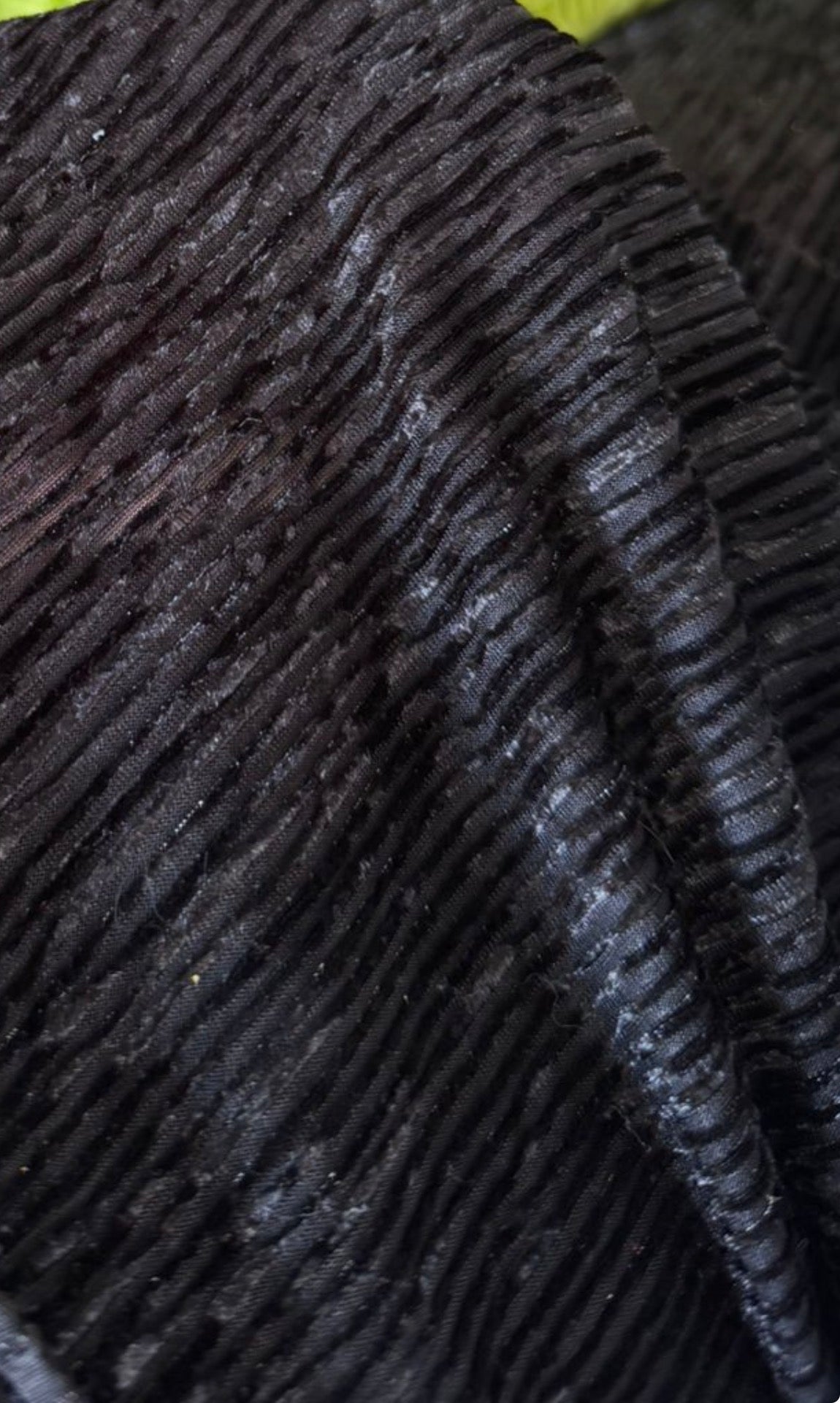 Tela spandex terciopelo negra