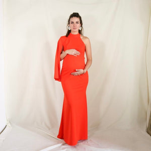 Vestido de maternidad Carola, naranja vértigo CH