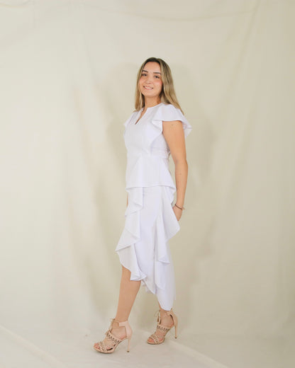 Vestido de lactancia, Jessica blanco