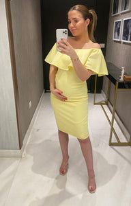 Vestido de maternidad Arantza amarillo