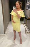 Vestido de maternidad Arantza amarillo