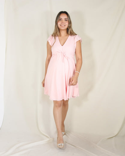 Maternity dress, Sofia mulberry