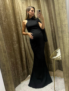 Vestido de maternidad Carola, negro