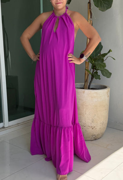 Vestido de maternidad Elisa, mulberry