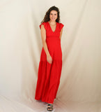 Red Andrea/Dalia maternity dress