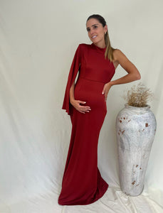 Vestido de maternidad Carola, óxido