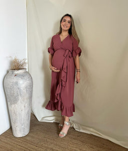 Vestido de maternidad, Ursula rosa fuerte CH