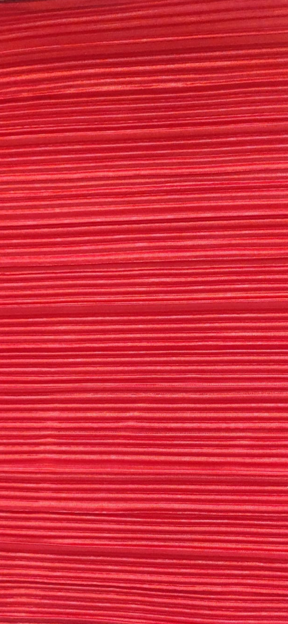 Tela rojo corrugado