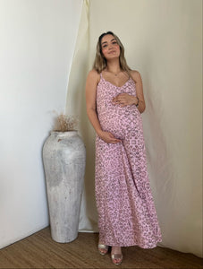 Vestido de maternidad Danusha, leopardo rosa